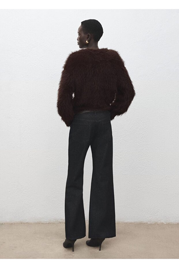 Kürk görünümlü kazak - 4