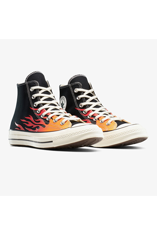 Chuck 70 Fire Unisex Siyah Sneaker - 2