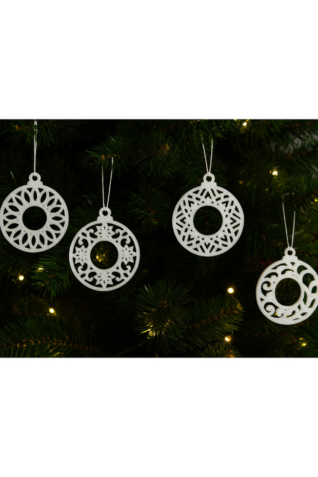 Layered Pine Tree Ornament (4 Pcs)
