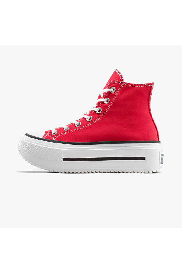 Chuck Taylor All Star Lift Double Stack Platform Kadın Kırmızı Sneaker - 4