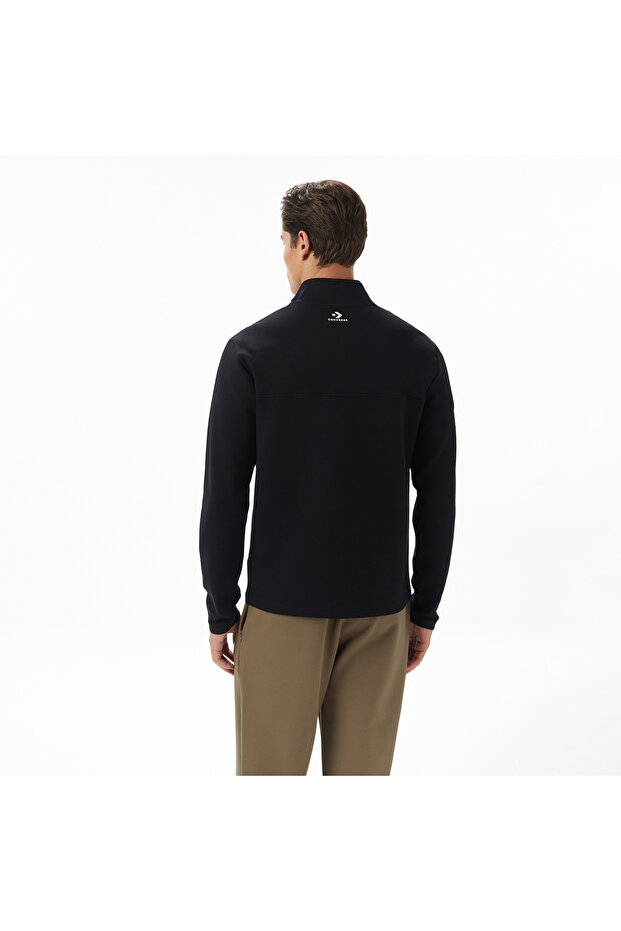 Erkek Siyah Sweatshirt - 2