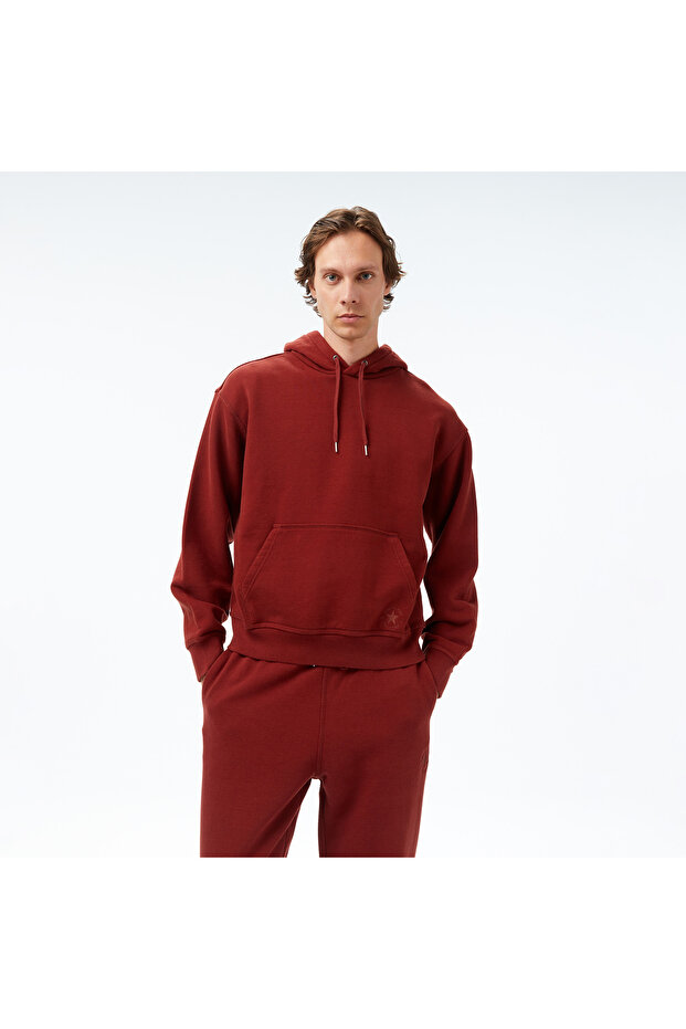 Erkek Bordo Sweatshirt - 1
