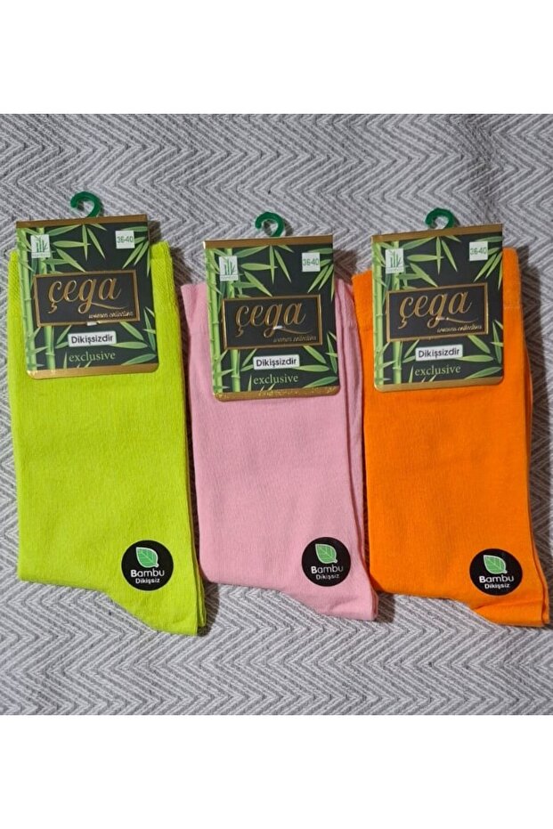Bamboo Stylish Women's Socks Soket 3 Pairs