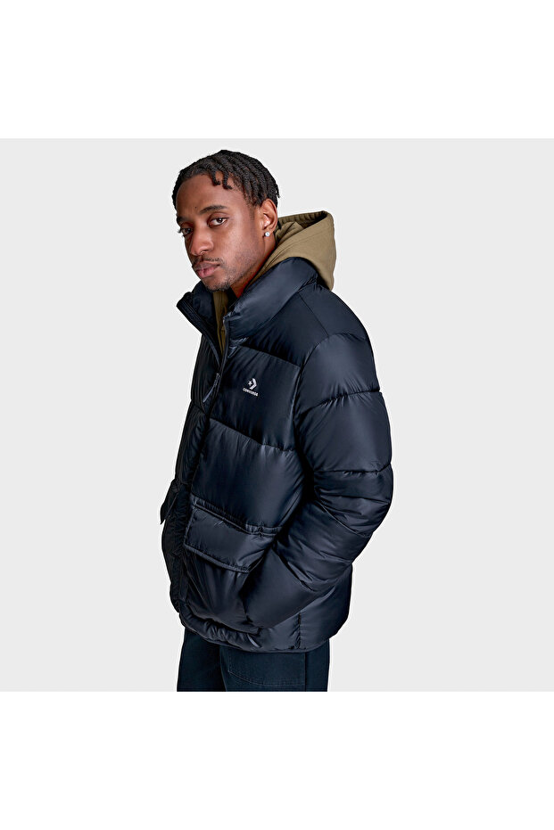 Core Puffer Erkek Siyah Ceket - 2
