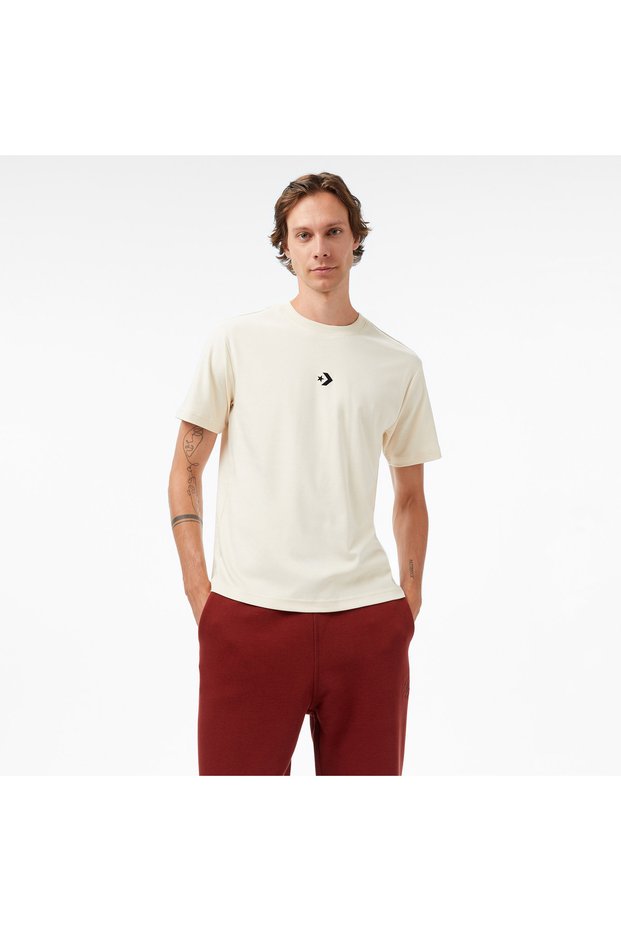 Erkek Krem T-Shirt