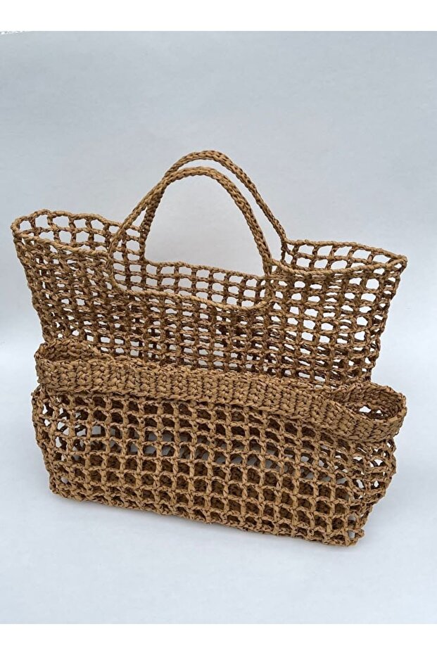 File Model Kağıt İpten 2li Çanta - 1