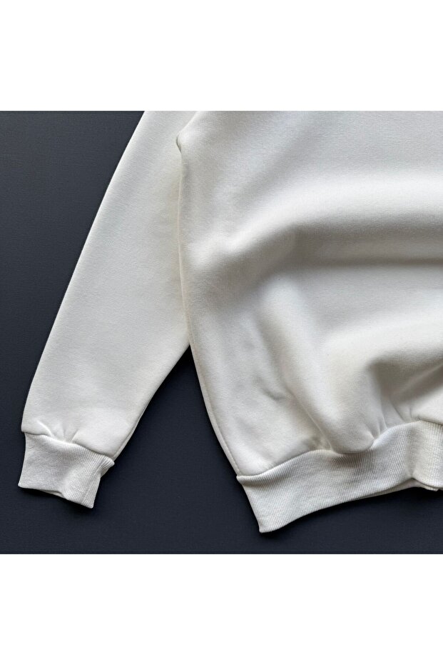 Zero Neck Three-Thread Sweatshirt - 2