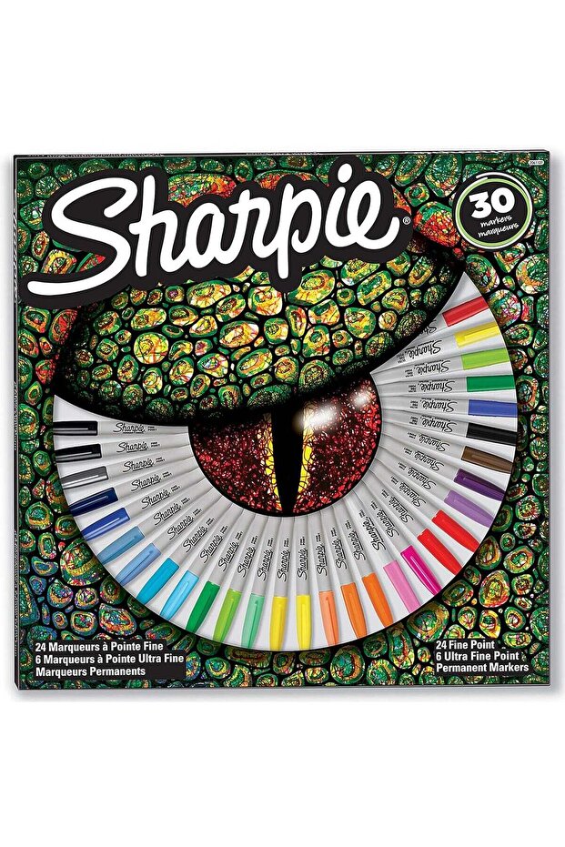 Permanent Markers Set - Fine and Extra Fine Tips - 1