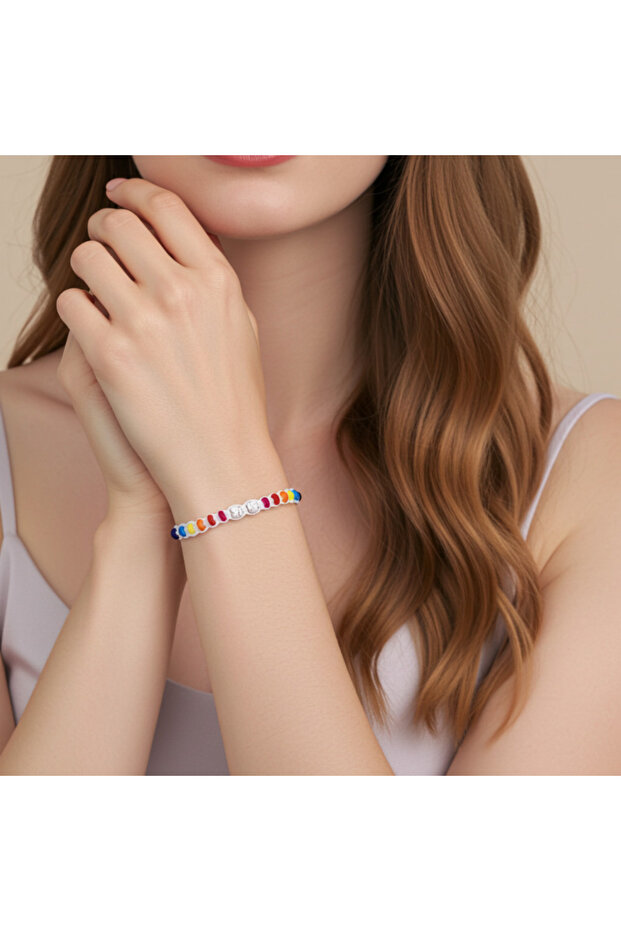 Rainbow Joy boho bracelet - 1