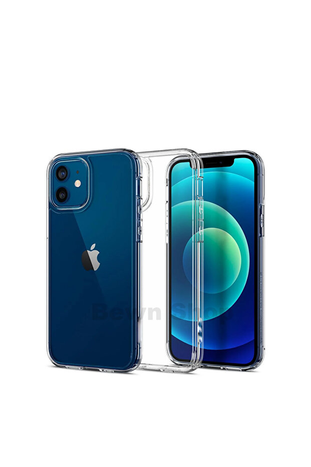 غطاء هاتف شفاف متوافق مع آيفون 12 - 1