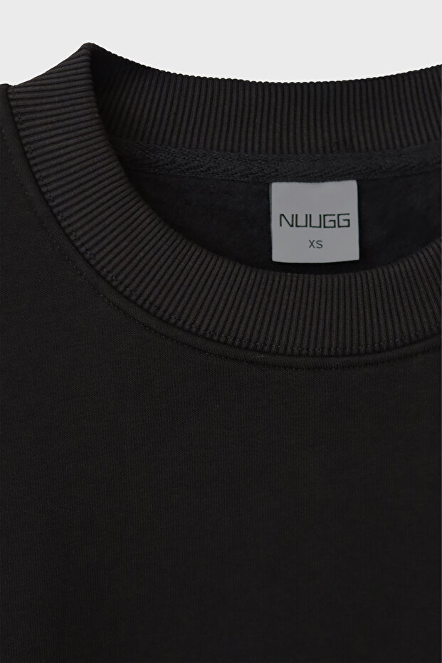 Bug Feature Black Crew Neck Sweatshirt - 3