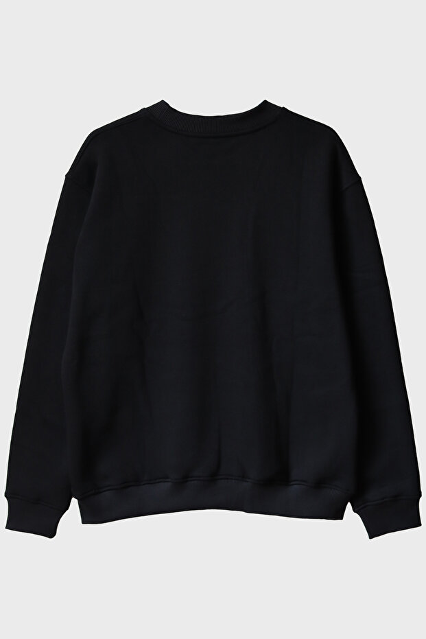 Genetic Code Atcg Black Crew Neck Sweatshirt - 2