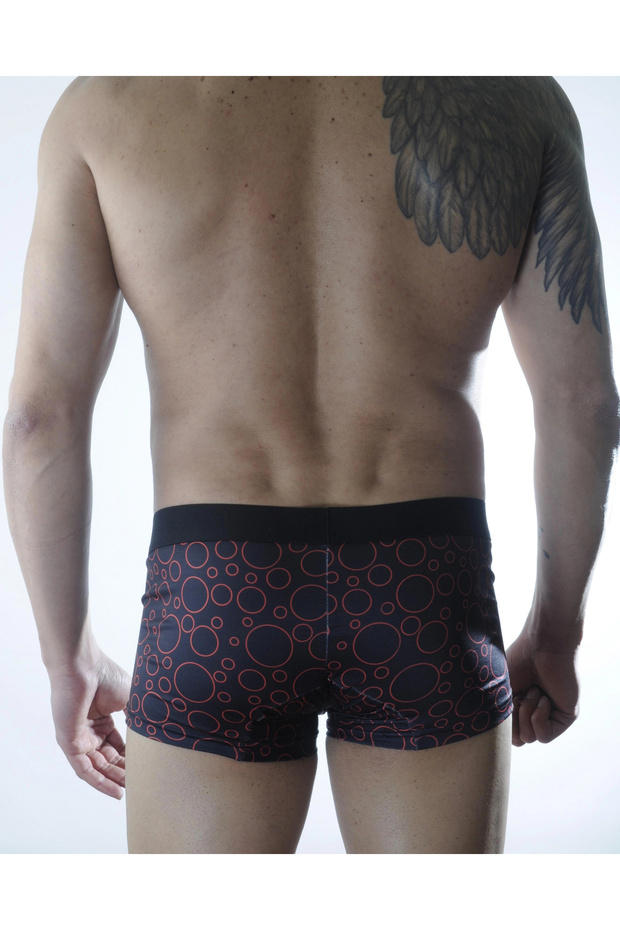 Men's Circle Patterned Boxer - 3