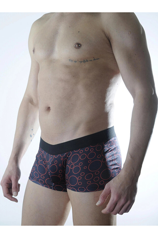 Men's Circle Patterned Boxer - 1