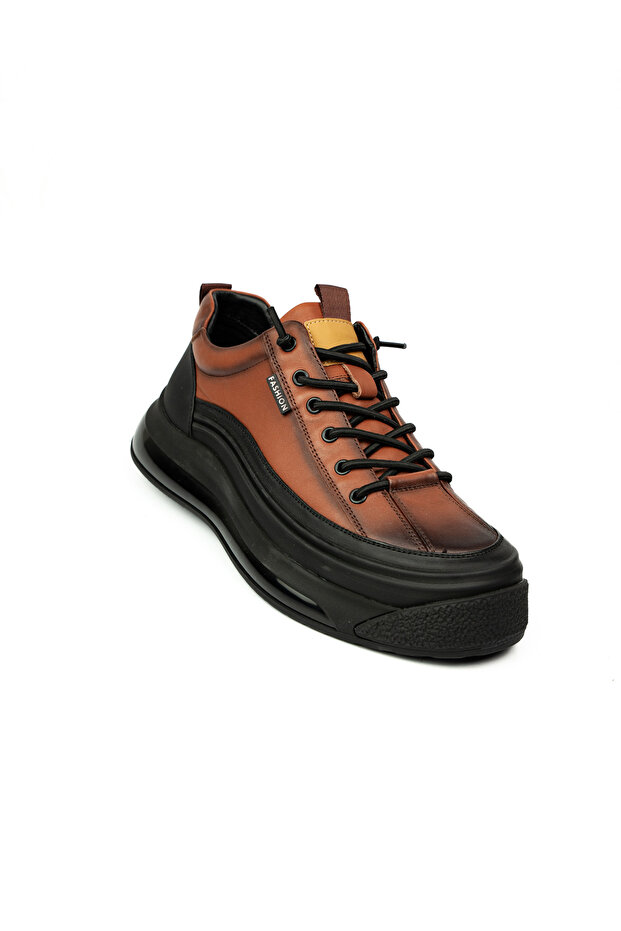 22114 Tan Leather Men's Casual Shoes