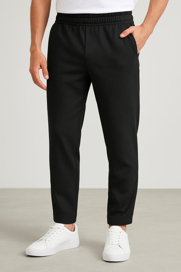 Black Diagonel Modern Fit Joggers Pants Stylish–Comfortable Hybrid Style