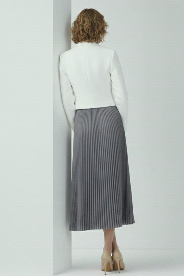 Piliseli Etek 4560 Antrasit - 4