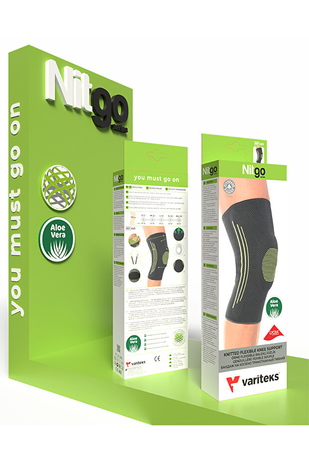 Ref 453 Örme Fleksible Balenli Dizlik - 4