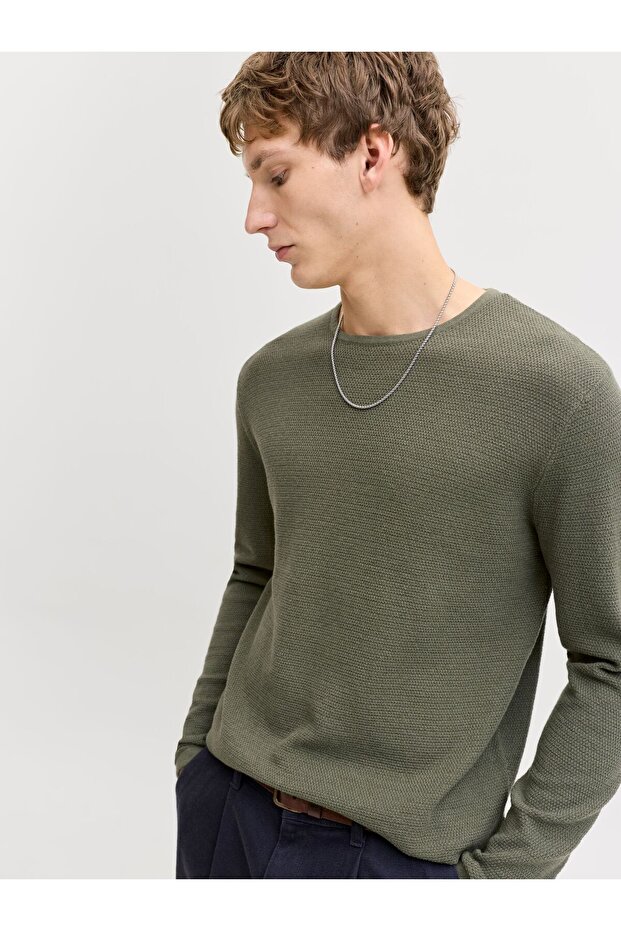 Strickpullover Einfarbig Strickpullover - 7