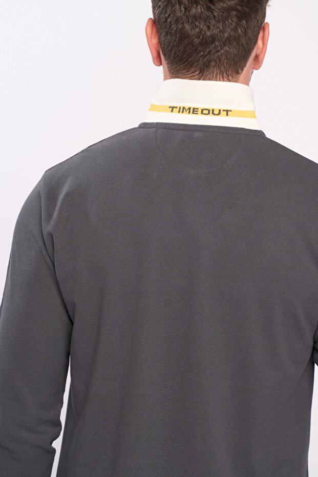 Tricou barbat cu maneca lunga polo - 5