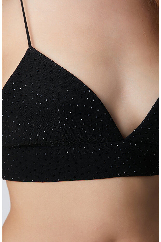 Siyah Abiye Büstiyer - 7