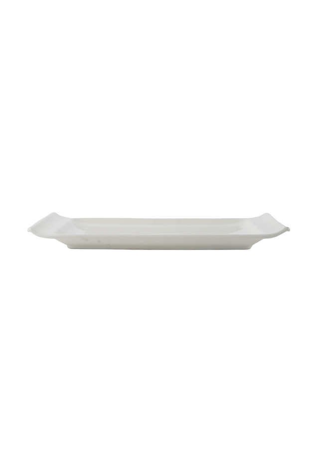 Rectangular porcelain serving dish – white - 2