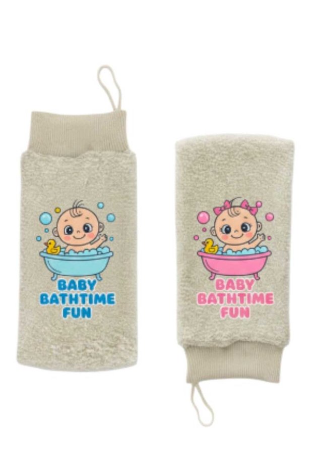 100% Cotton Baby Bath Washing Glove 1 Piece