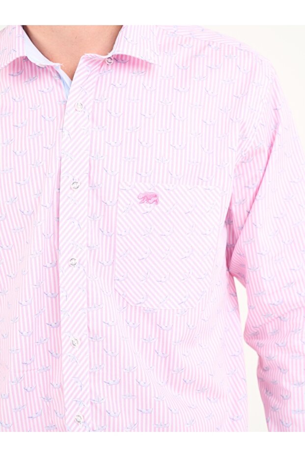 Camasa barbat cu maneca lunga si model - 4