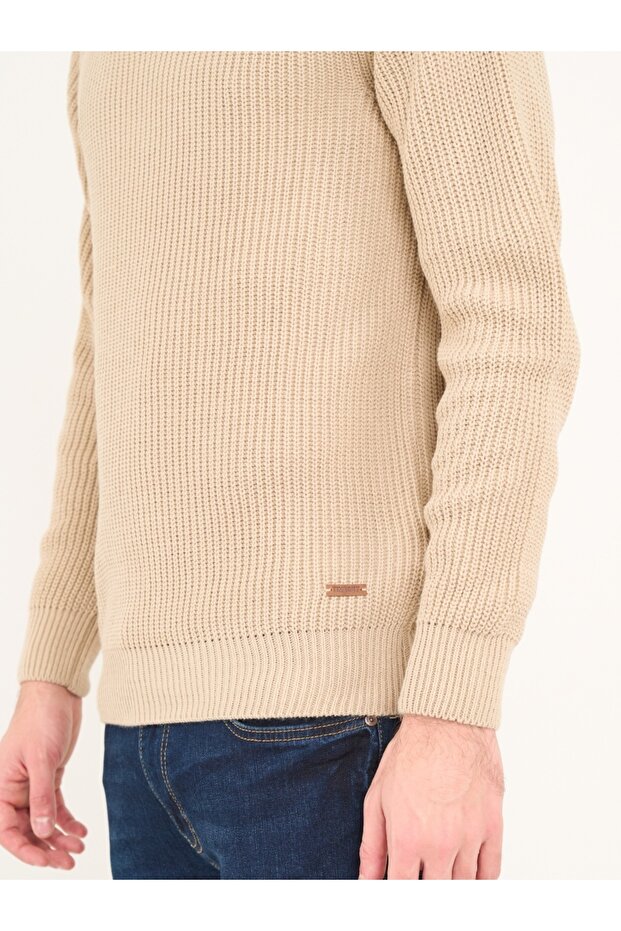 Pulover barbat cu maneca lunga si fermoar - 4