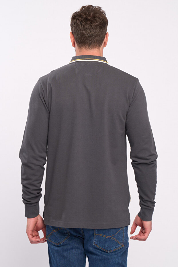 Tricou barbat cu maneca lunga polo - 4