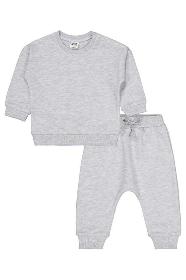 Basic 6-18 Months Set - Gray 12-18 Months
