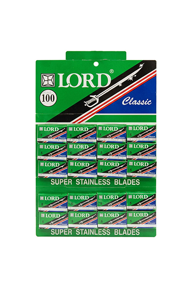 Double Edge Razor Blades Green – 5pcs Stainless Steel (L099)