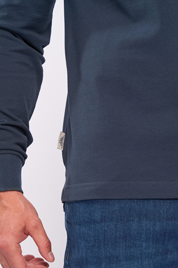 Tricou barbat polo cu maneca lunga - 2