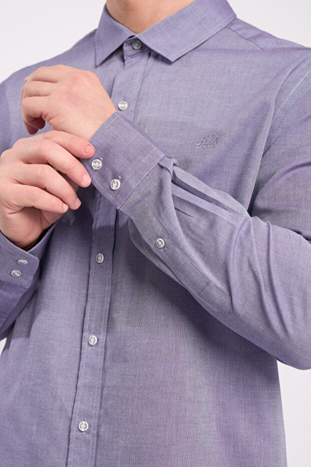 Camasa maneca lunga barbat regular - 2