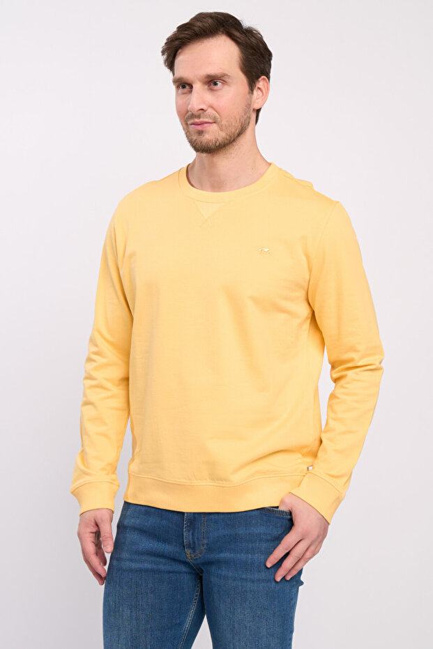 Men's sweatshirt in solid color - 1