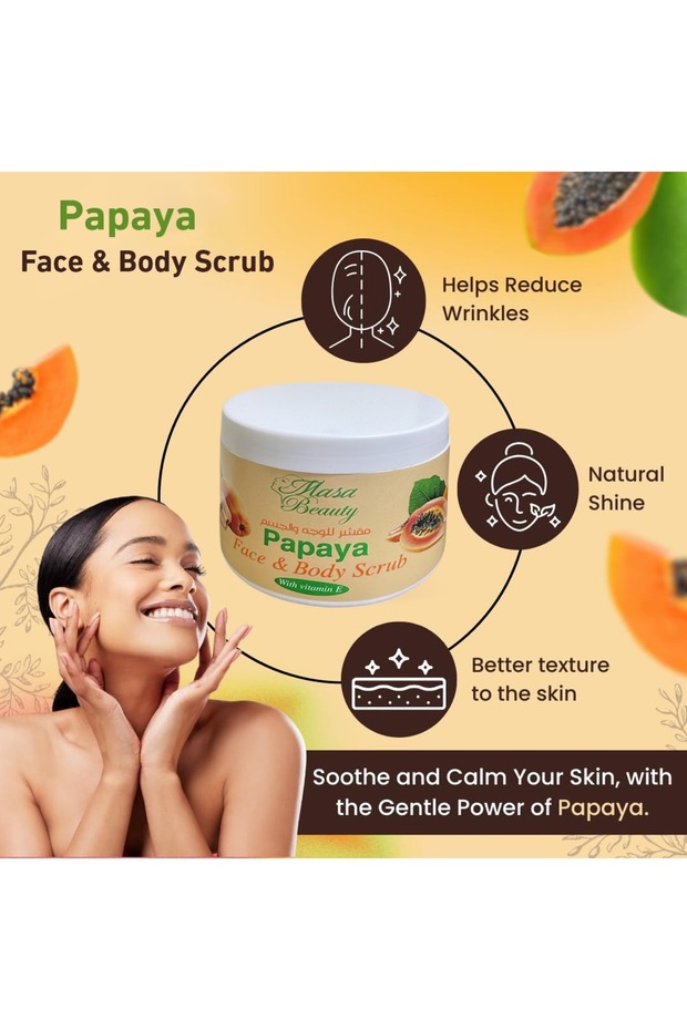 Papaya Face & Body Scrub - 500 ml