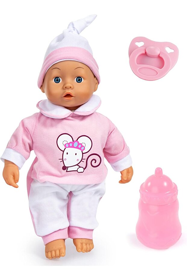 Interactive Baby Doll - 14" Pink Mouse