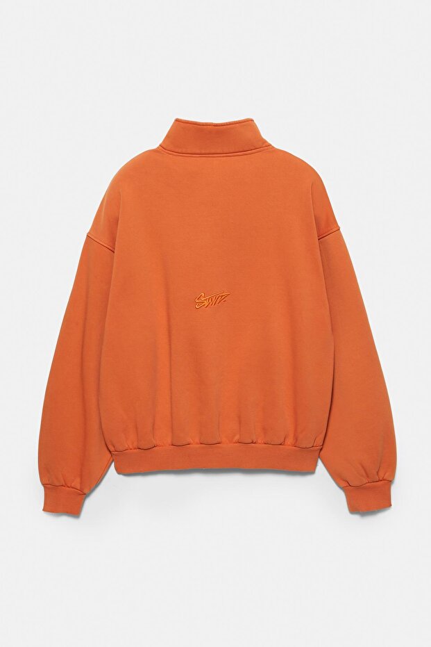 Fermuar yakalı sweatshirt - 7