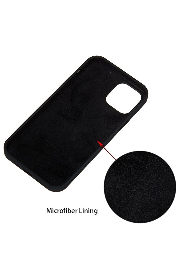 Protective case compatible with Apple iPhone 11 Liquid Silicone Case Black - 6