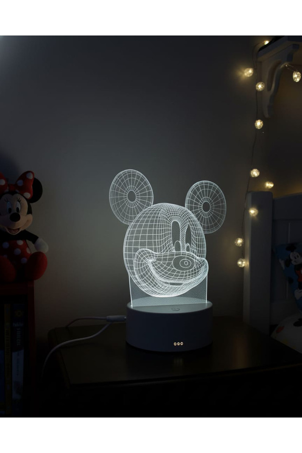 Mickey Mouse 3D Masa Lambası - 3