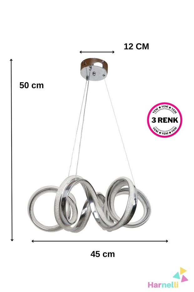 MODERN LED AVİZE ÇİFT TARAFLI LEDLİ - 4