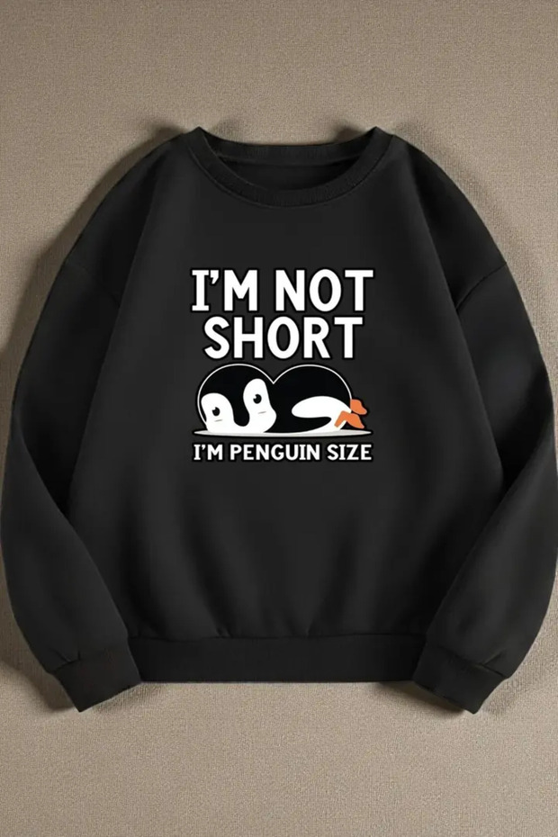 Thick 3 Thread B Printed Sweatshirt M6980 - 1