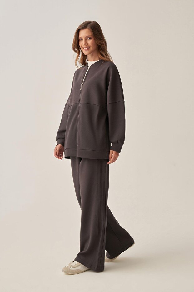 طقم بدلة رياضية من نسيج بيكيه المتشابك - 2