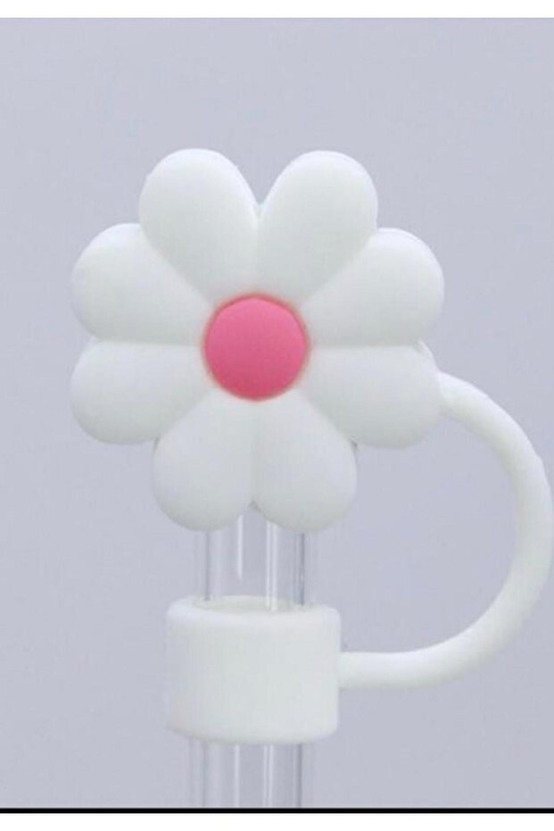 1 Piece Daisy Flower Thermos Straw Lid 10mm