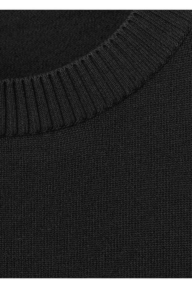 Dantel detaylı kazak - 6