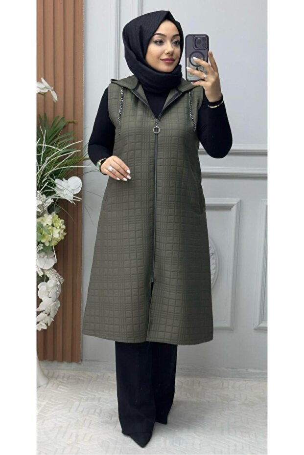 KAPİTONE KADIN YELEK - 2