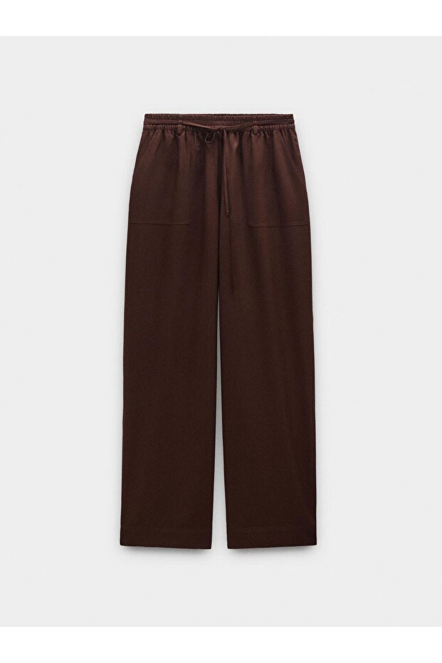 Cepli Elastik Bel Pantolon - 6