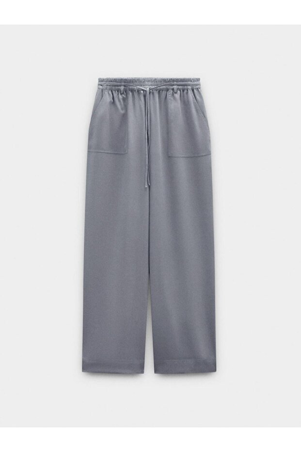 Cepli Elastik Bel Pantolon - 5