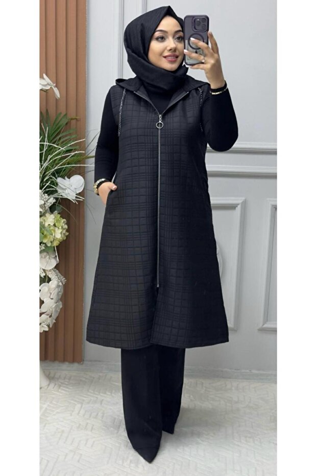 KAPİTONE KADIN YELEK - 2