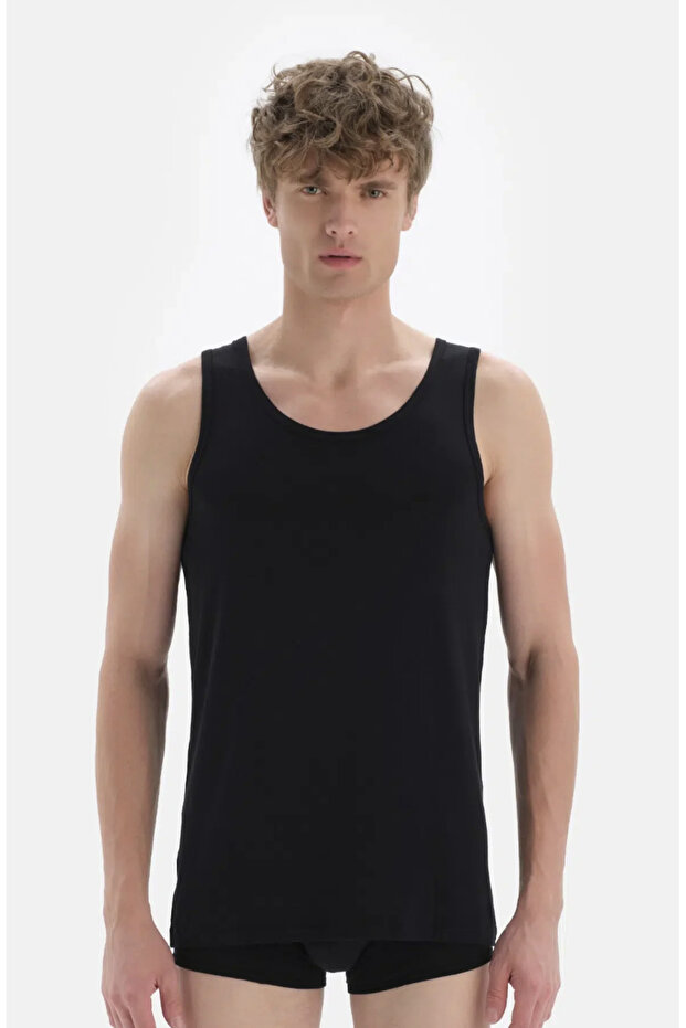 قميص داخلي رجالي مكون من قطعتين مصنوع من 95% ميكرو مودال و5% إيلاستين - 2